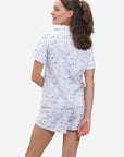 Jersey Shore Women's Pajama Set Model back