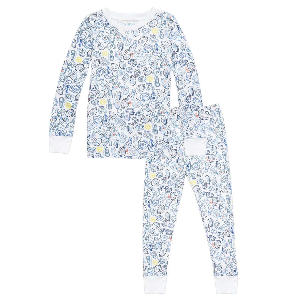 Oyster Print Kids Two Piece Pajama