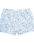 oyster print women's pajama short