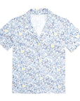 oyster print women's polo pajama top