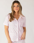 Boston Women’s Button Front Short Pajama Set