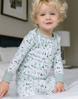 Joy Street Après Ski Two Piece Kids Henley Pajamas