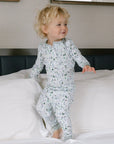 Joy Street Après Ski Two Piece Kids Henley Pajamas-5