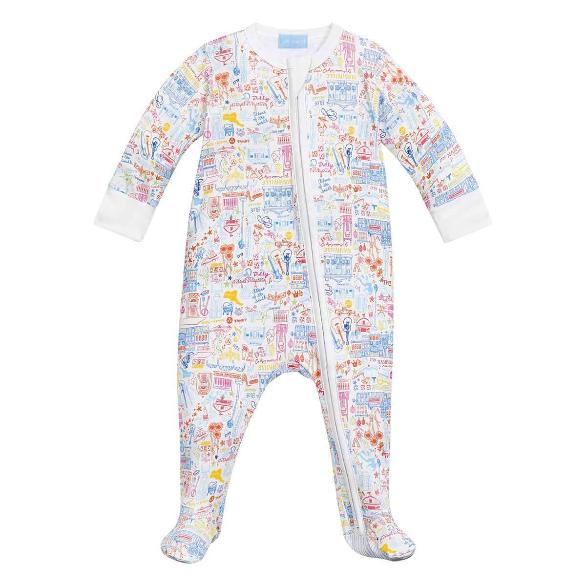 Nashville Zip Baby Onesie | Joy Street Kids