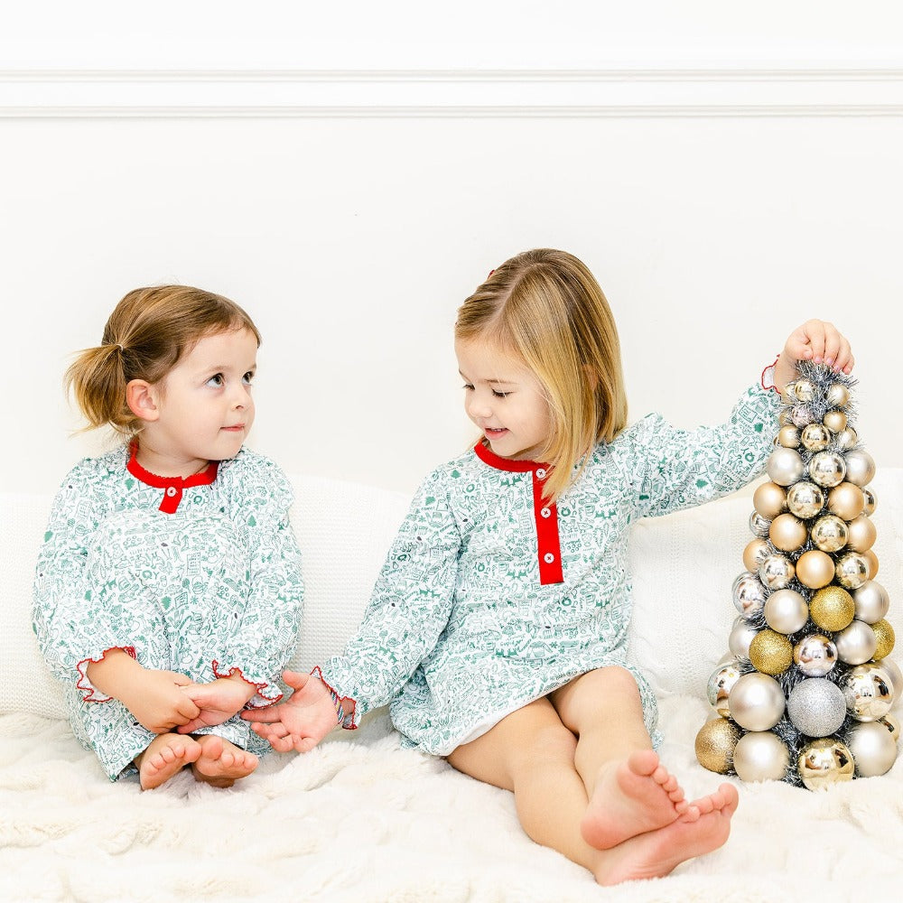 christmas lounge dress Seanative Women's House Dress for Christmas Winter Nightgown Button Down Housecoat Soft Cozy Long Sleeve Lounge Dress Comfort Sleepwear Nightdress,