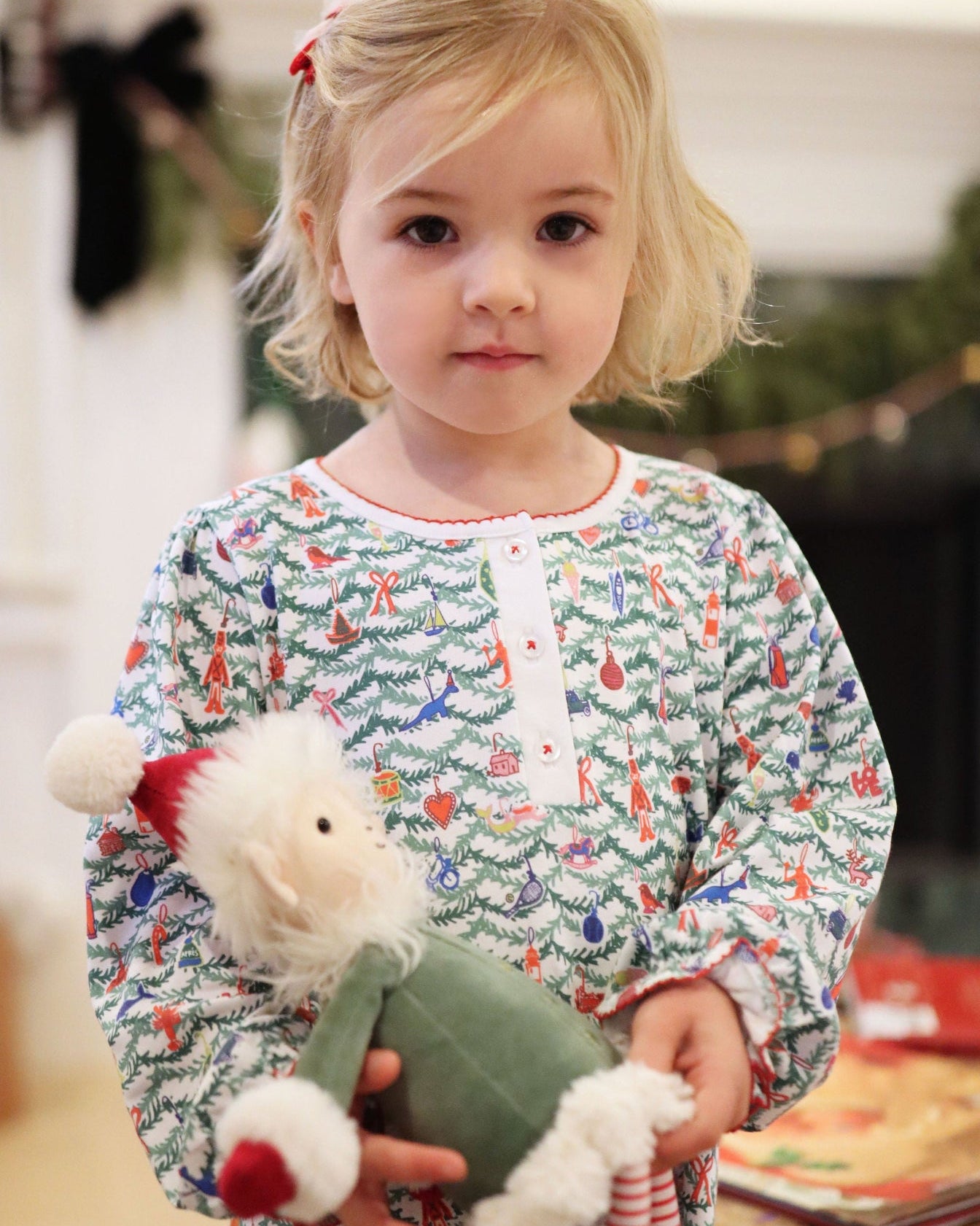 joy christmas dress Christmas Joy Classics Smocked Long Sleeve Dress