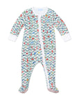 Joy Street Oh Christmas Tree Zip BAby Onesie