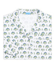 Posy Floral Block Women’s Button Front Long Pajama Set