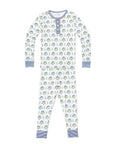Posy Floral Block Print Two Piece Kids Henley Pajamas