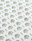 Posy Floral Block Print Baby Blanket