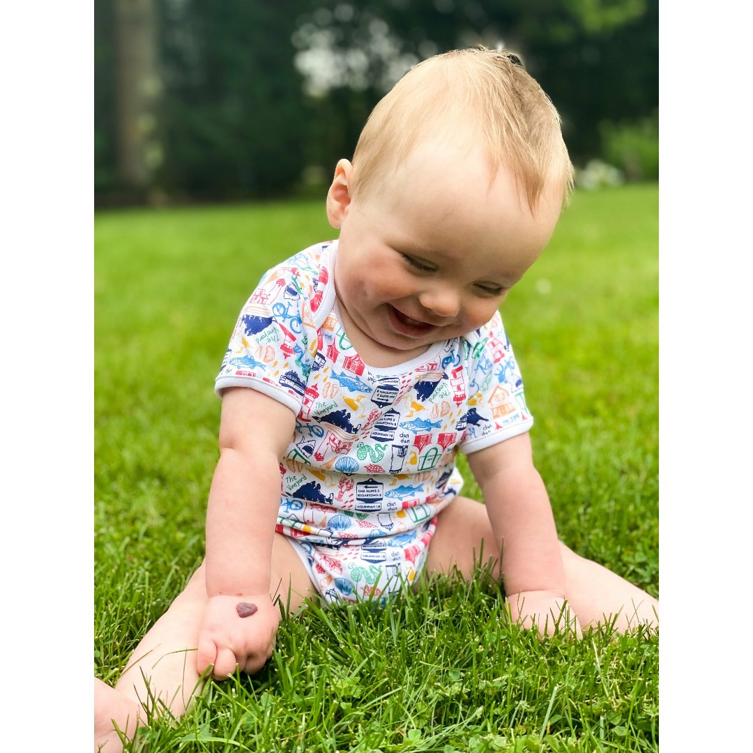Martha's Vineyard Short Sleeve Baby Body Suit