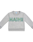 Maine Summer Kids Crewneck Sweatshirt