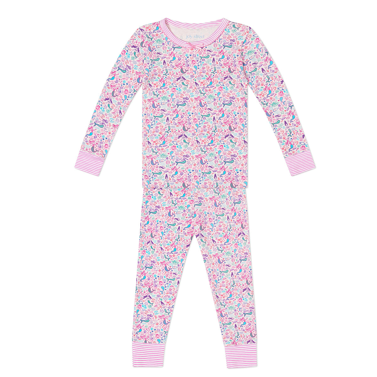 Mermaids Two Piece Kids Pajamas