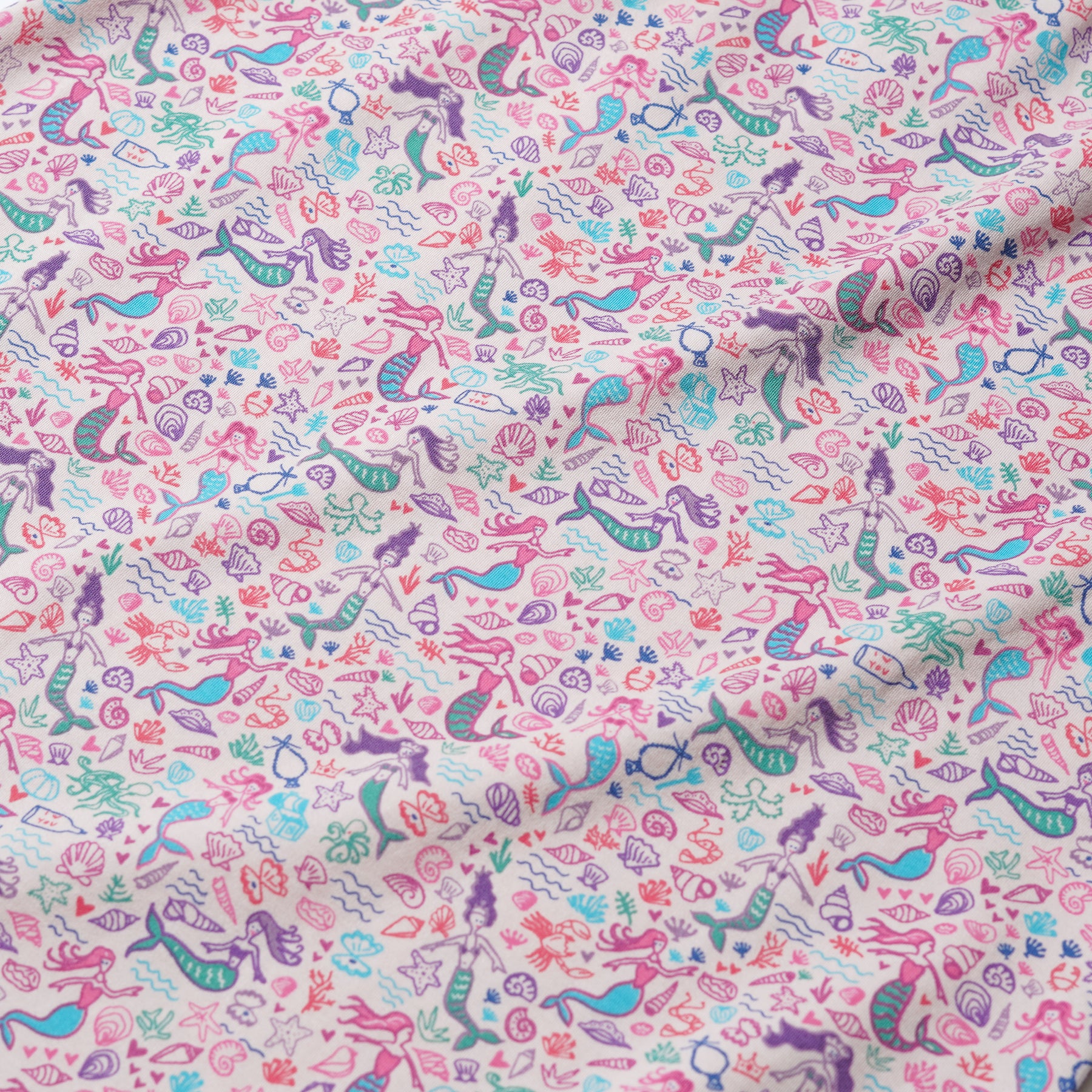 Mermaids Two Piece Kids Pajamas