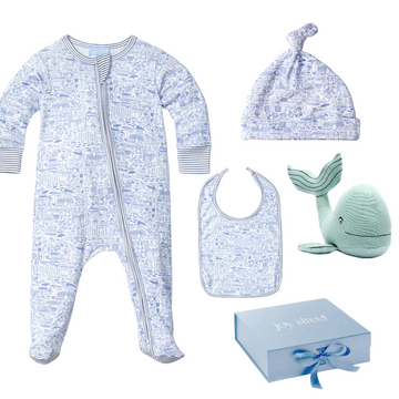 Nantucket baby gift set blue 