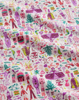 Joy Street Nutcracker Pink Print Detail Shot