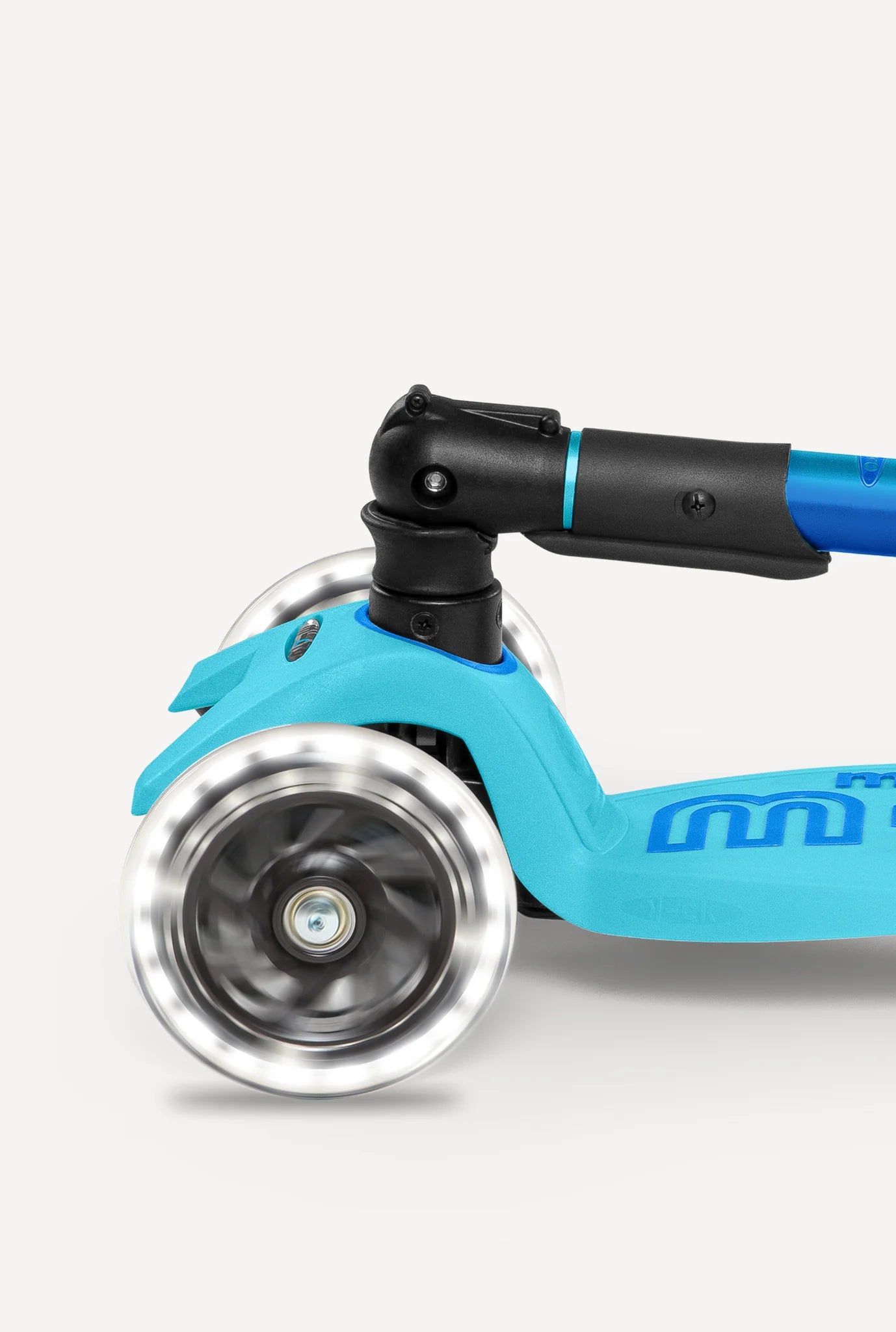 Micro Kickboard Micro Maxi Foldable LED Scooter | Bright Blue