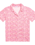 Shell Paisley Women’s Button Front Short Pajama Set