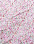 Pink Birth Flowers Baby Blanket