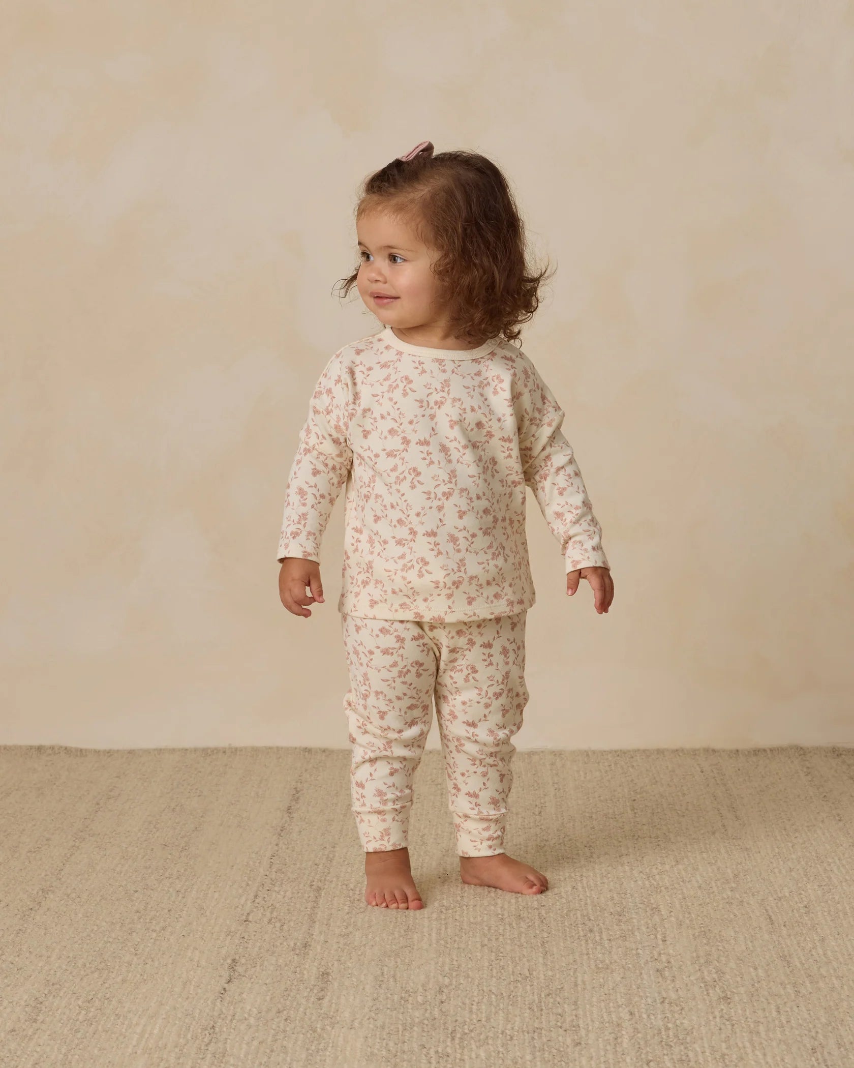 Quincy Mae Drawstring Pant French Garden