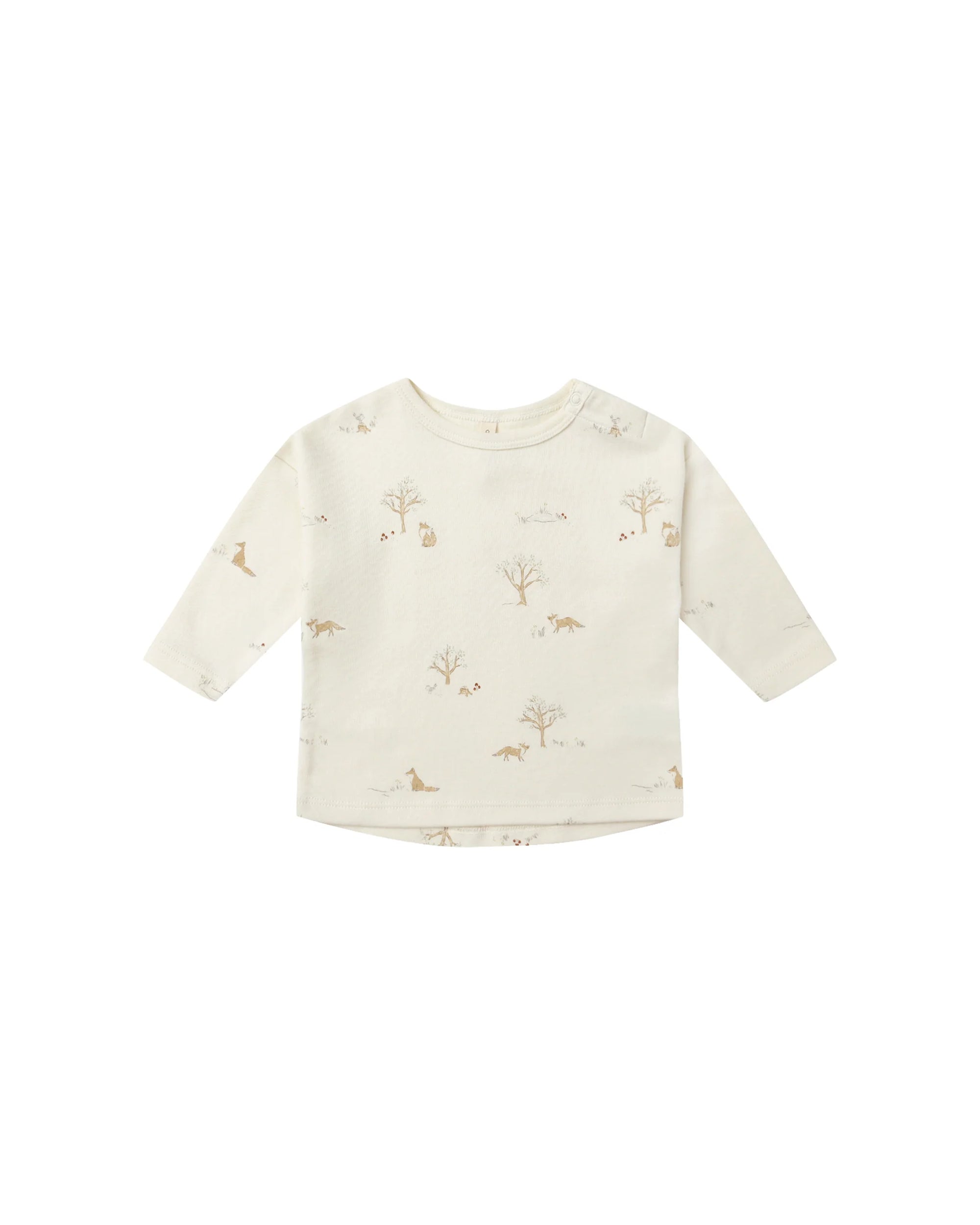 Quincy Mae Long Sleeve Tee Fox Land