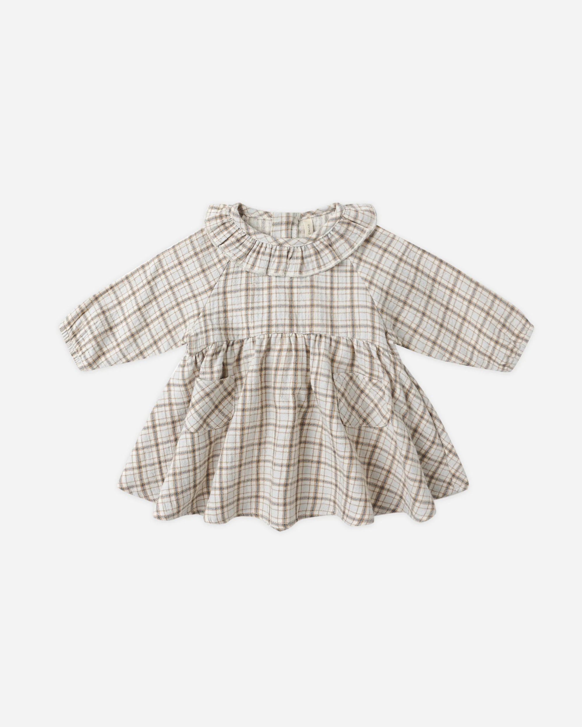 Quincy Mae Simone Dress Blue Plaid