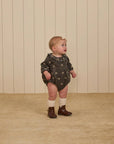 Rylee + Cru Freya Romper Blossom Embroidery