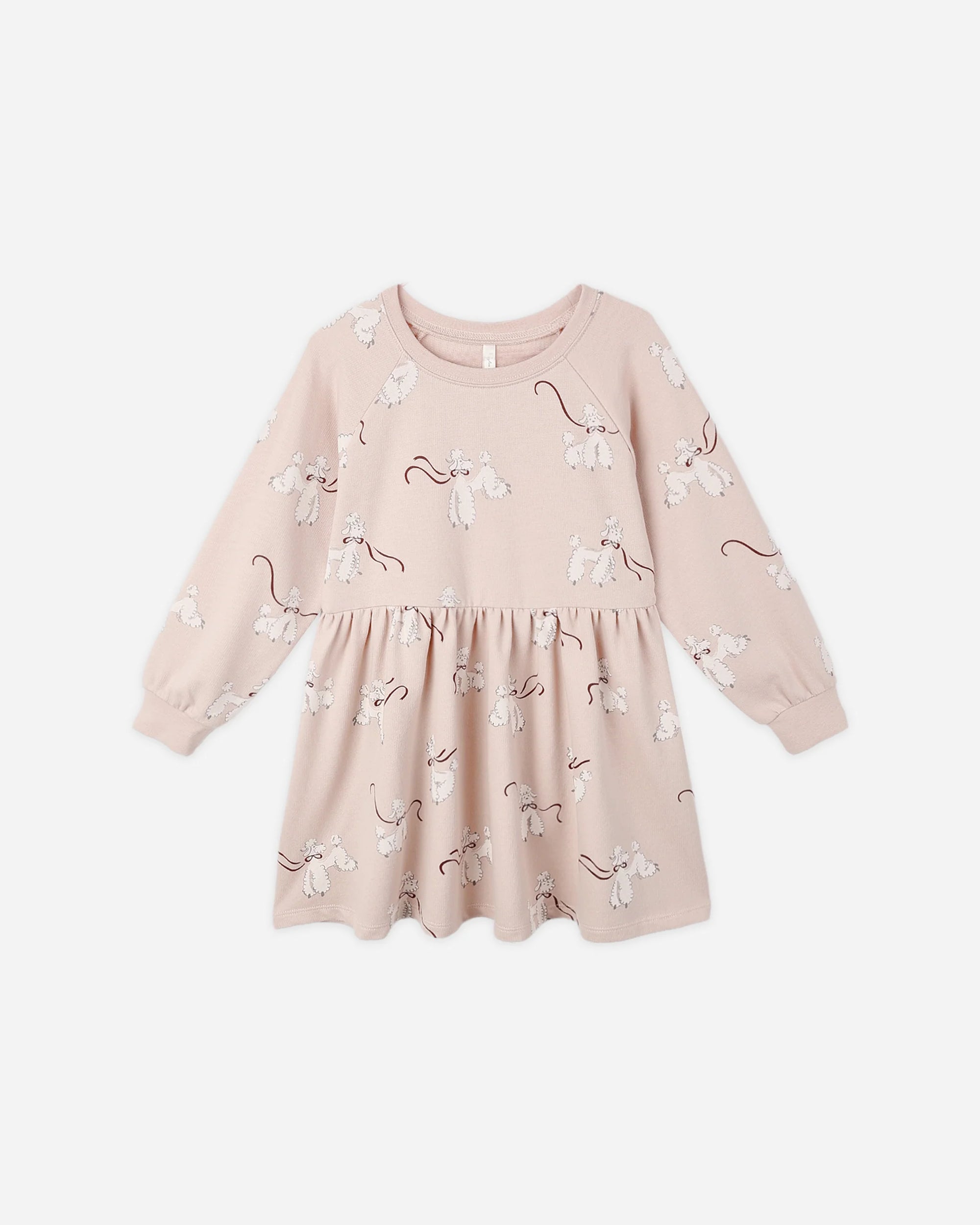 Rylee + Cru Raglan Dress Poodles