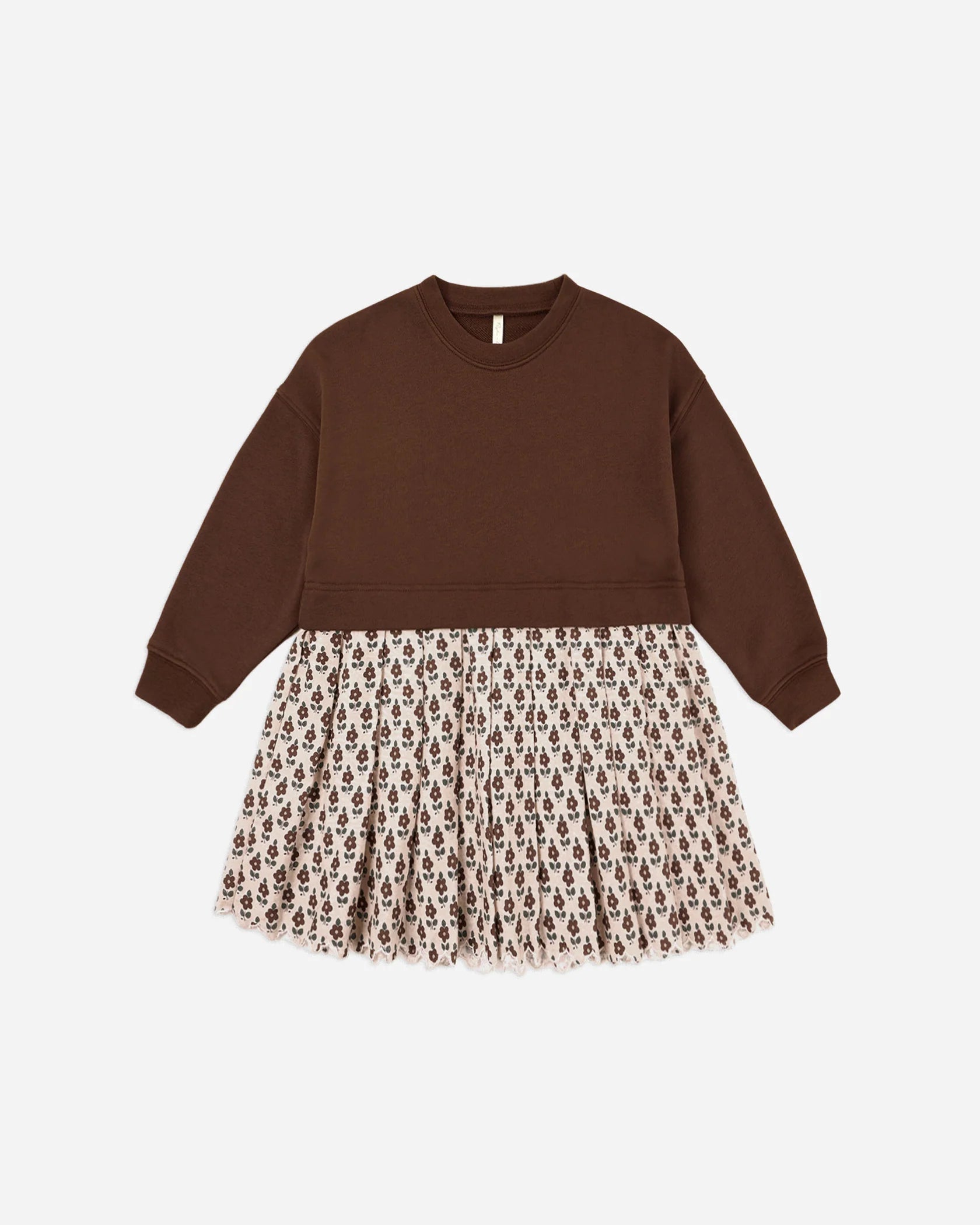 Rylee + Cru Sweatshirt Dress Vintage Bloom
