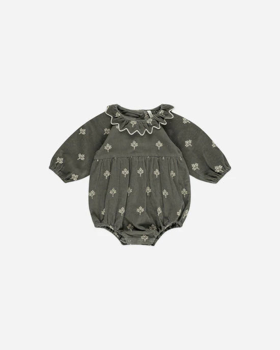 Rylee + Cru Freya Romper Blossom Embroidery