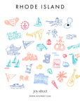 Rhode Island Large Travel Pouch