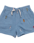 Pink Chicken Boys Calvin Short in Surfboard Embroidery