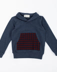 Thimble Collection Bamboo Shawl Collar Sweatshirt in Evening Rust |Mockingbird Baby & Kids