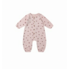 Quincy Mae Waffle Long Sleeve Jumpsuit Hearts