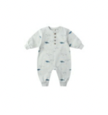 Quincy Mae Relaxed Fleece Jumpsuit Narwhals