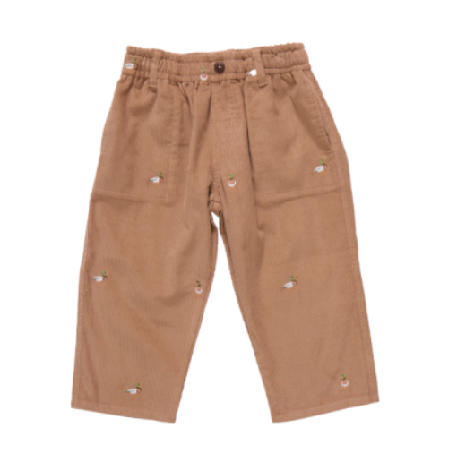 Boys Jackson Mallard Embroidered Pant