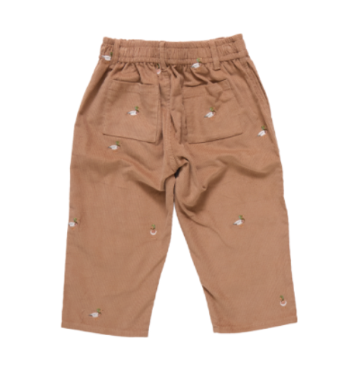 Boys Jackson Mallard Embroidered Pant