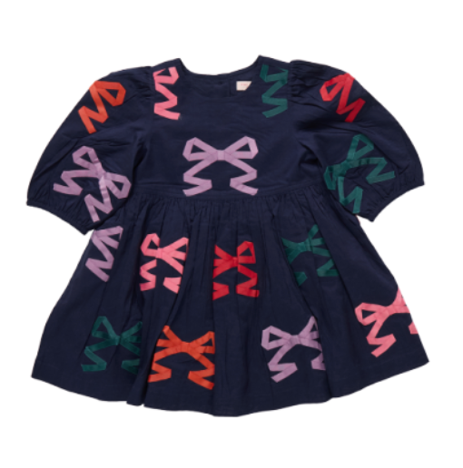 Girls Brooke Bow Dress