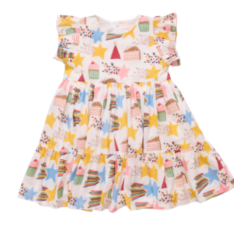 Girls Jennifer Birthday Star Dress
