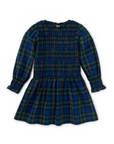 Tea Smocked Woven Blouson Dress