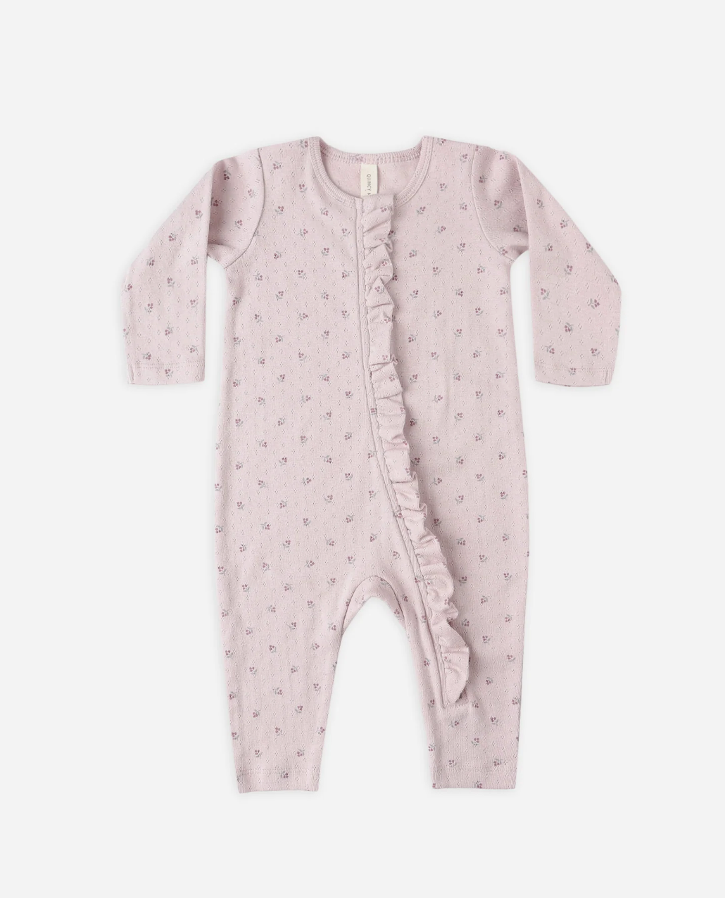 Quincy Mae Ruffle Jumpsuit Lilac Ditsy