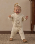 Rylee + Cru Knit Pant in Natural
