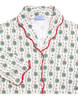 Holly Women’s Button Front Long Scallop Pajama Set