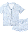 Seaside Women’s Button Front Short Pajama Set