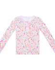 Ski Two Piece Kids Henley Pajamas