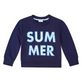 Seaside Summer Kids Crewneck Sweatshirt