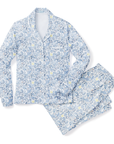 Oysters Women’s Button Front Long Pajama Set