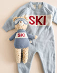 Sweater Knit Romper Ski