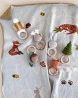 Teether Bee Cotton Crochet Rattle Spring Summer Baby Toy: In Stock