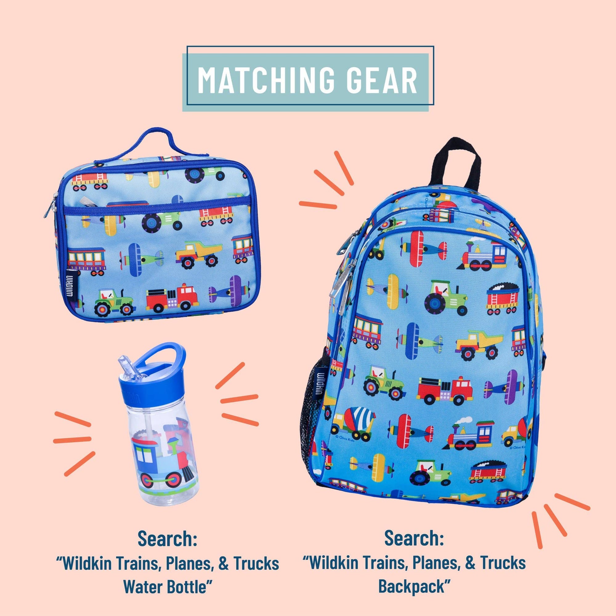 Trains Planes and Trucks Lunch Box